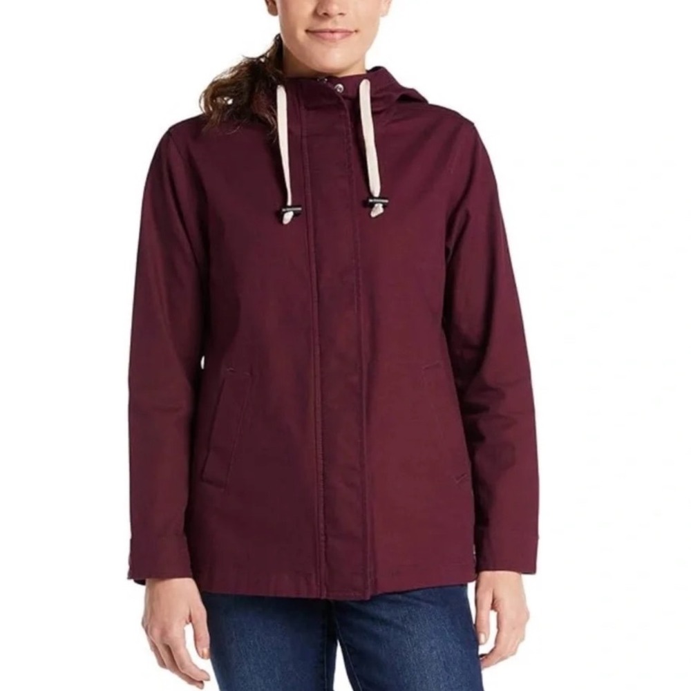 The North Face Shipler Cotton Burgundy XS Hooded Utility Gorpcore Hiking Jacket